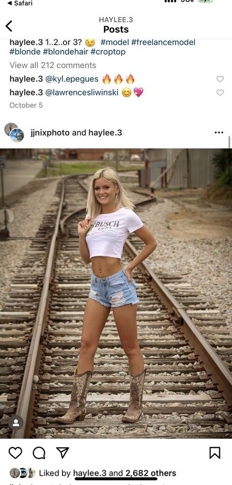 hayleebaby89 美しいモデル 写真