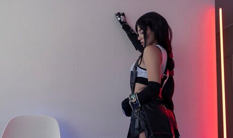 Tifa Cosplay 独占ポルノスター 画像