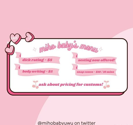 mihobaby 無料モデル アーカイブ