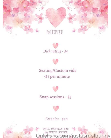 justasmolbunny OnlyFans-Creator