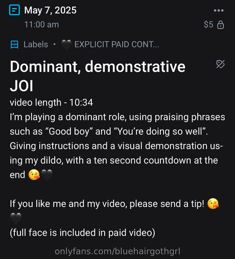 Bluehairgothgrl OnlyFans Pornografie gratis