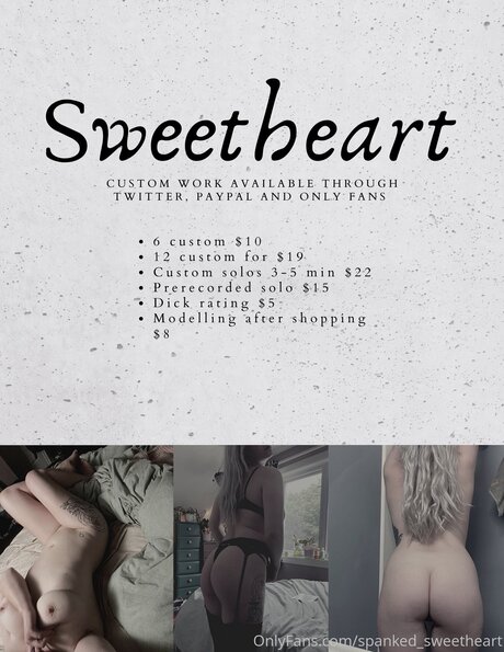 Spanked Sweetheart XXX OnlyFans