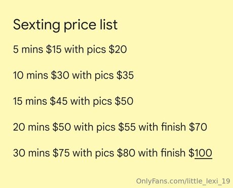 Little Lexi 19 OnlyFans Nacktbilder geleakt