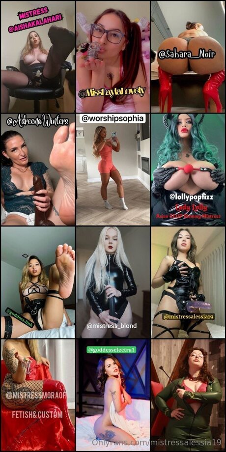 Mistressalessia19 OnlyFans geleakte Brüste