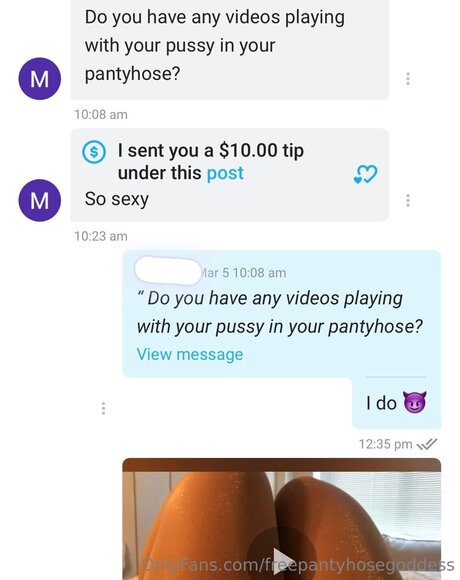 Freepantyhosegoddess Leaked OnlyFans Sextape