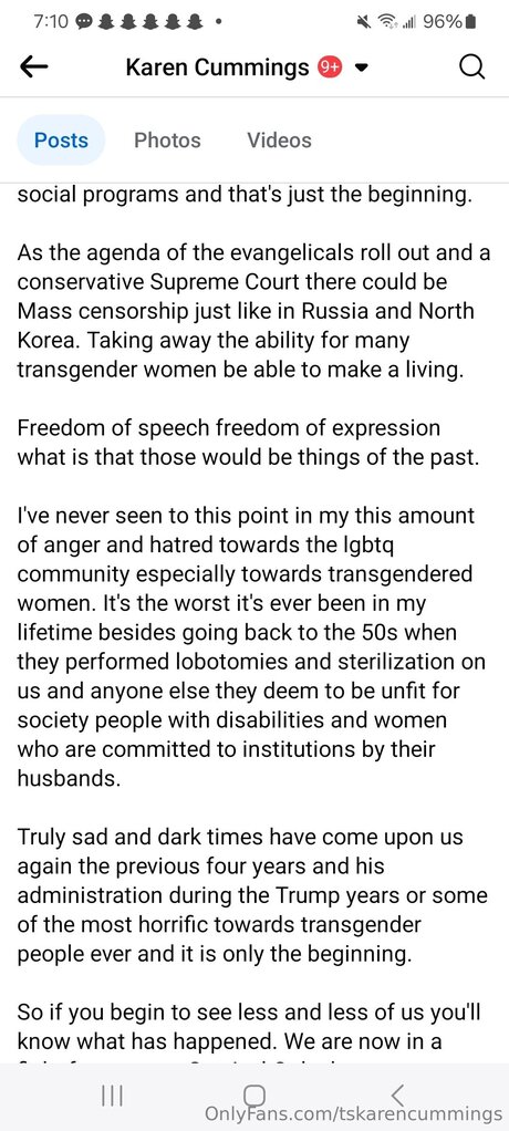 Tskarencummings Model OnlyFans Foto