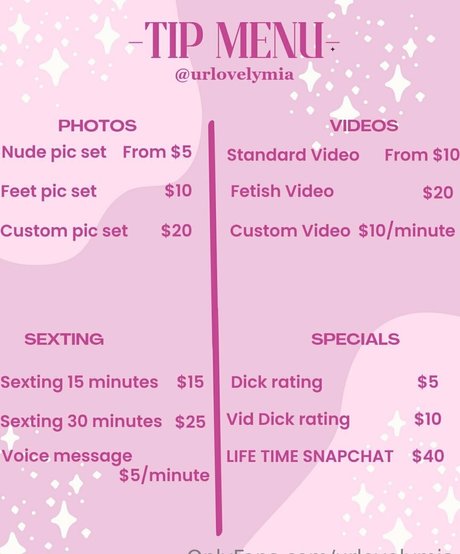 urlovelymia OnlyFans-Rezensionen