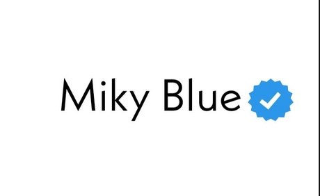 Miky Blue OnlyFans Arsch Leak
