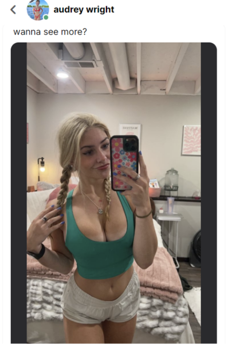 Audrey Wright Nackt auf OnlyFans