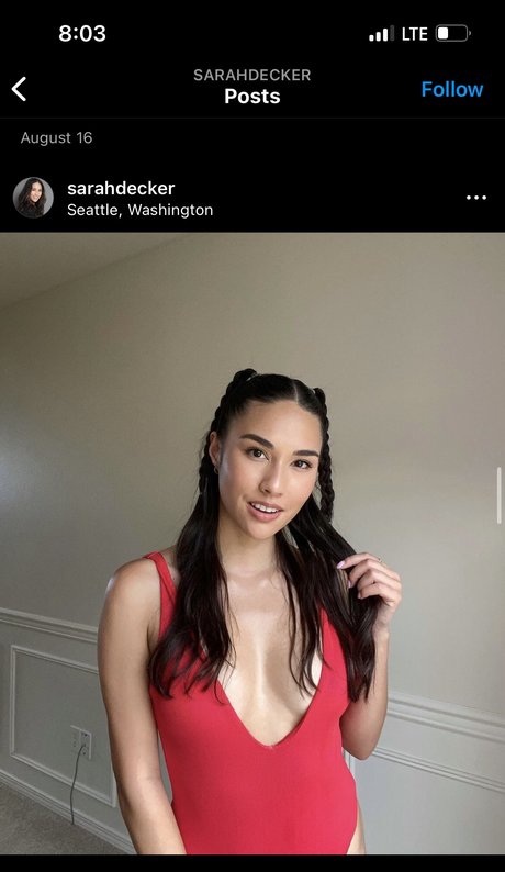 Sarah Decker NSFW OnlyFans