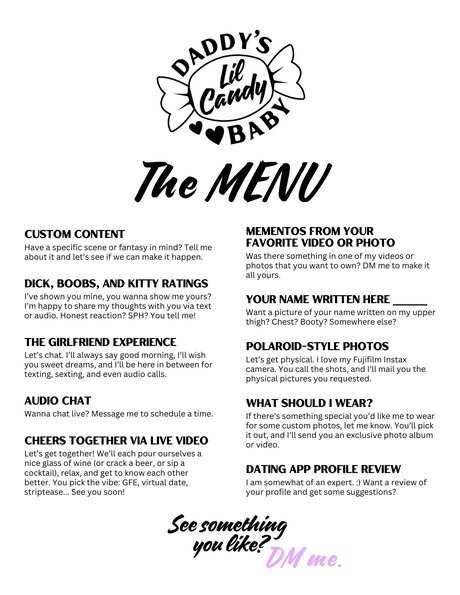 Daddyslilcandybabystore OnlyFans Nackt Content