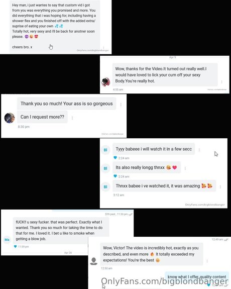 Bigblondbanger Sextape OnlyFans Nacktbilder