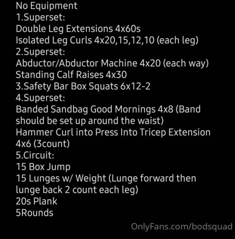 Bodsquad OnlyFans Mega