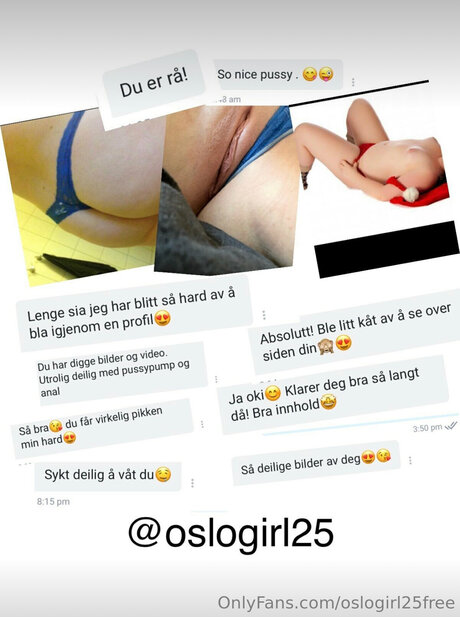 Oslogirl25free OnlyFans geleakte Brüste