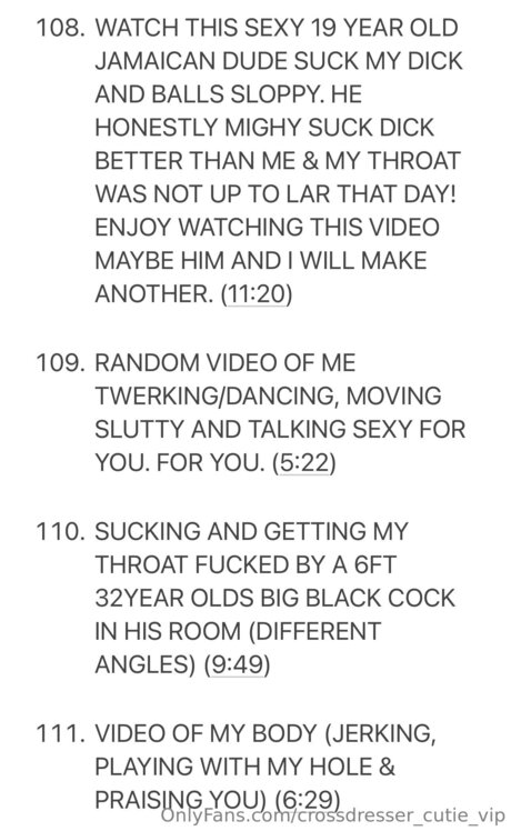 Crossdresser Cutie Vip Nacktbilder von OnlyFans