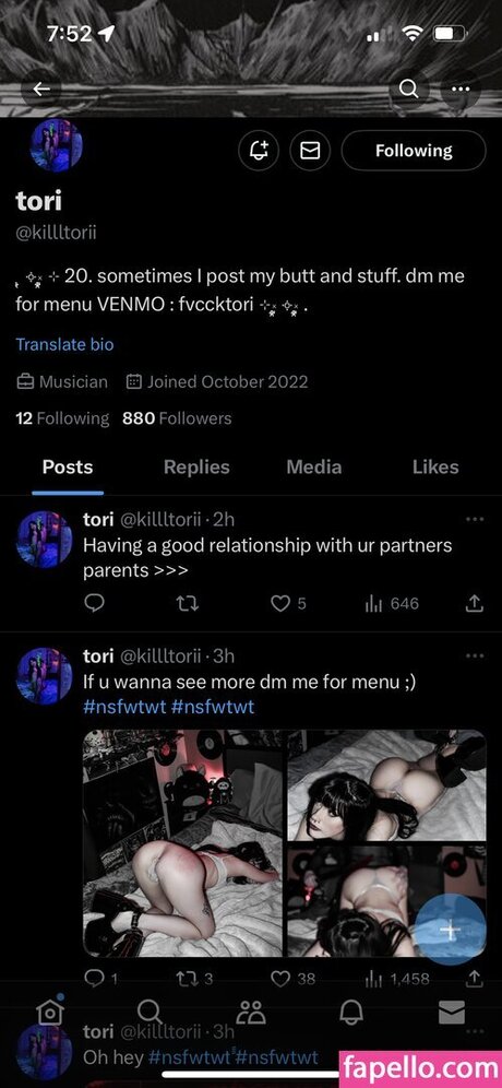 Killltorii OnlyFans Leak