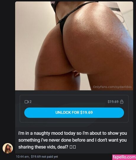 sydswrldxo Leaked OnlyFans Fotos