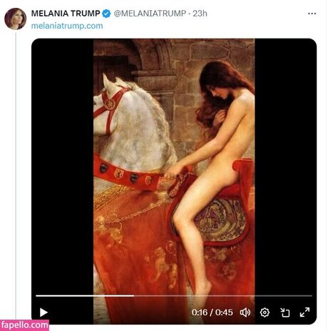 Melania Trump Nackt auf OnlyFans Leak