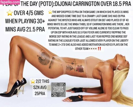 Dijonai Carrington OnlyFans Pornografie geleakt