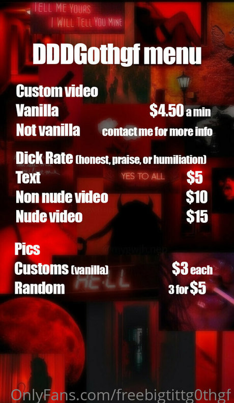 freedddgothgf OnlyFans kostenlos