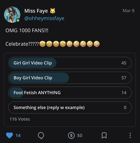 missfayevip OnlyFans Brüste Bild