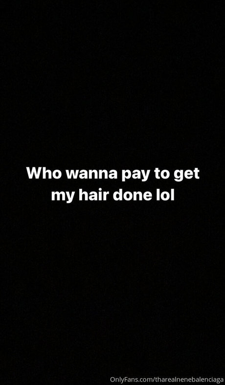 tharealnenebalenciaga OnlyFans geleakte Pornografie