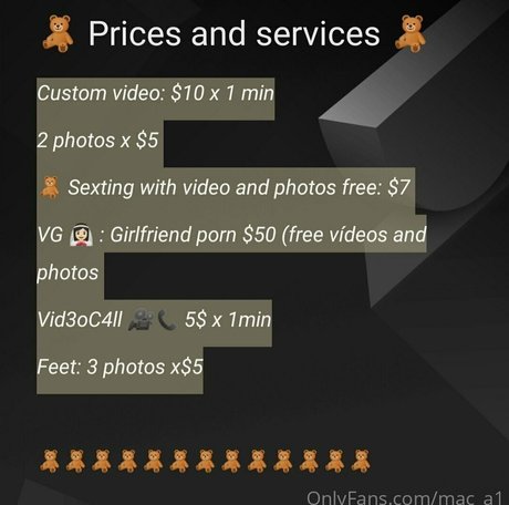 mac a1 Leaked Porn OnlyFans