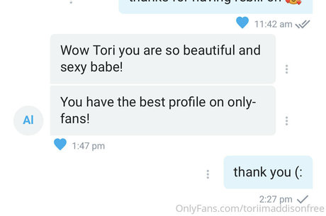 toriimaddisonfree OnlyFans Bilder