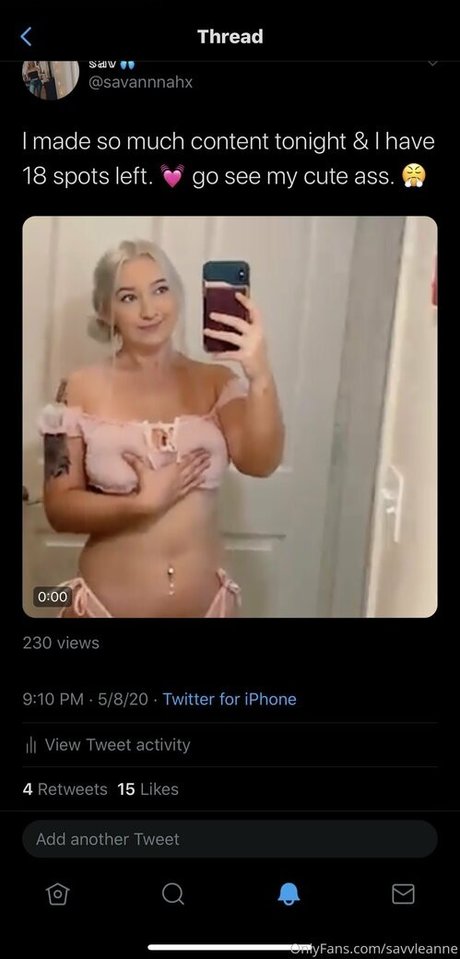 savvxxx Nackt auf OnlyFans Leaks