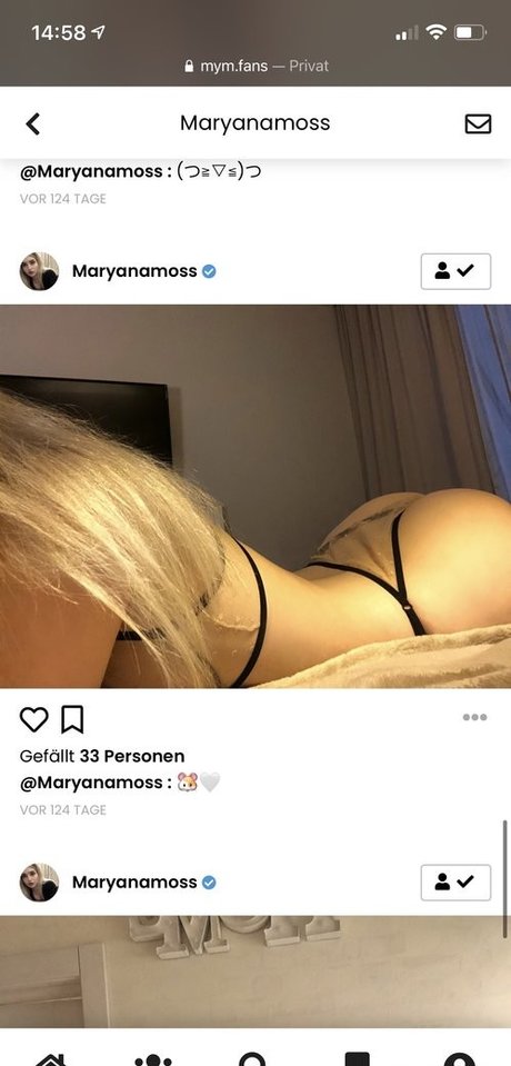 Maryana Moss Leaked OnlyFans Fotos