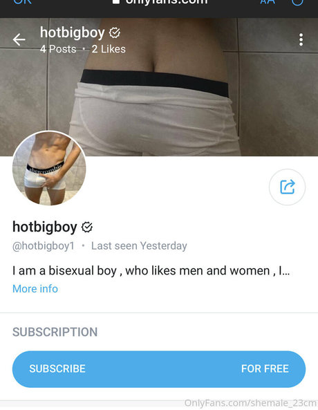 shemale 23cm OnlyFans geleakte Bilder