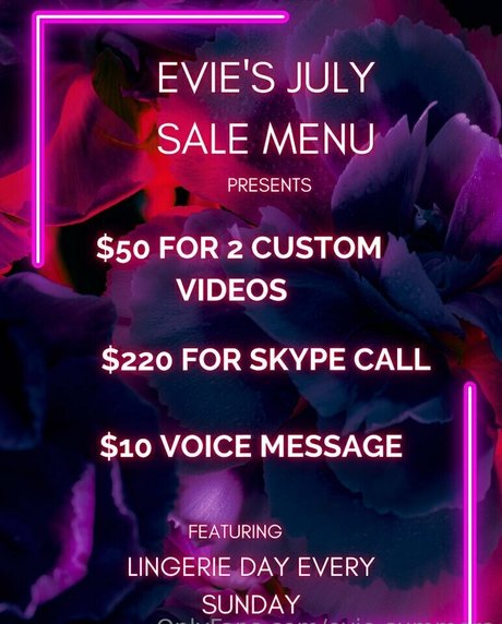 evie summers NSFW OnlyFans