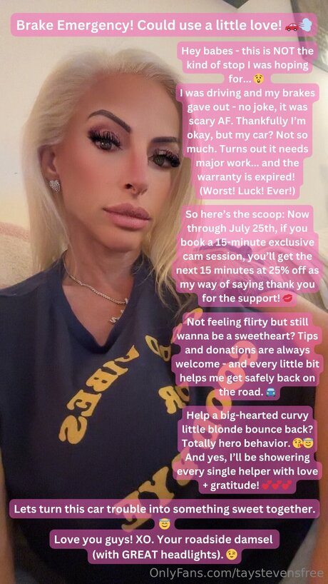 taystevensfree OnlyFans Leaked Gratis