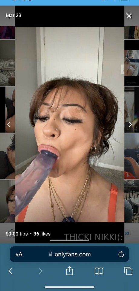 thicki nikki OnlyFans Fotos