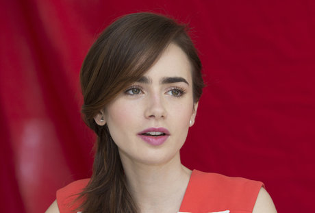 Lily Collins pornstar sex pic
