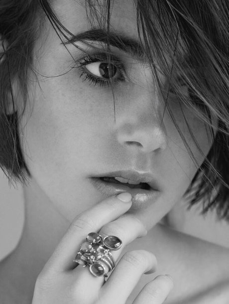 Lily Collins model beautiful image