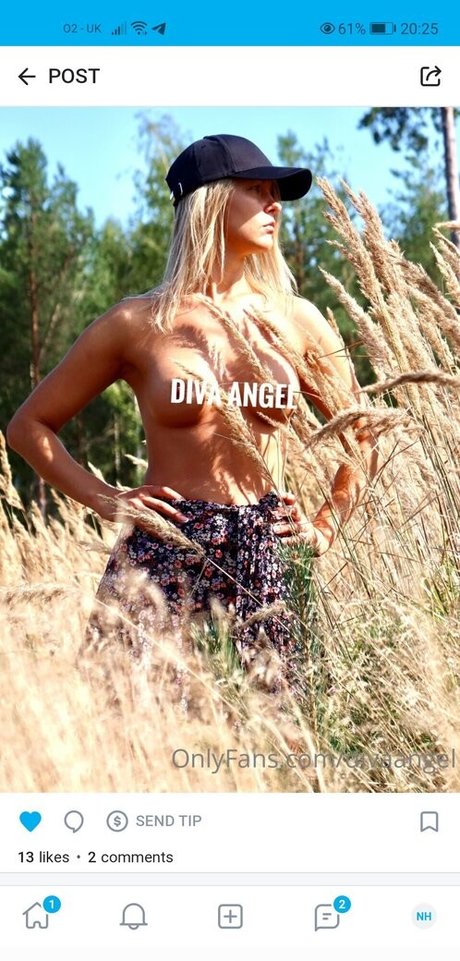 Diva Angel model erotic pic