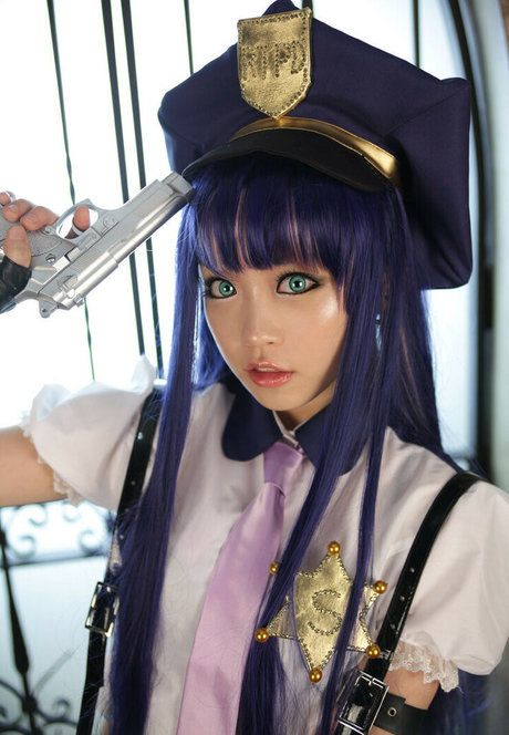 Spiral Cats Cosplay nude model image