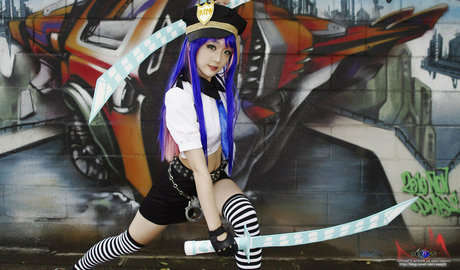 Spiral Cats Cosplay model free picture