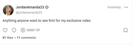 Jordan Amanda model top photos