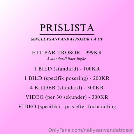 Nellysanvandatrosor model pretty picture