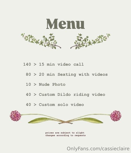 Cassieclaire exclusive pornstar archive