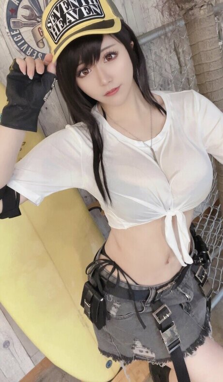 Tifa Cosplay pornstar perfect pictures