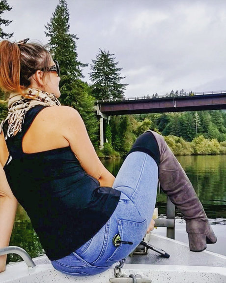 InappropriateFishingChick Ocean model pornographic pic