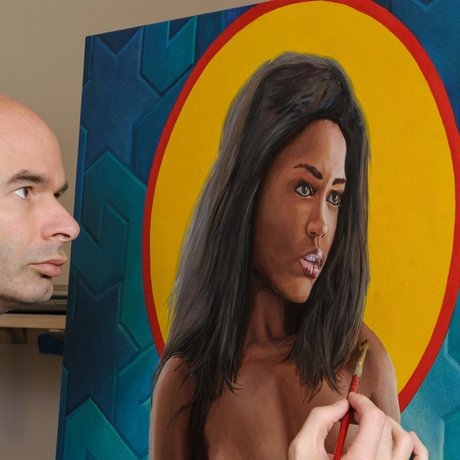 Art by Aaron beautiful model pictures