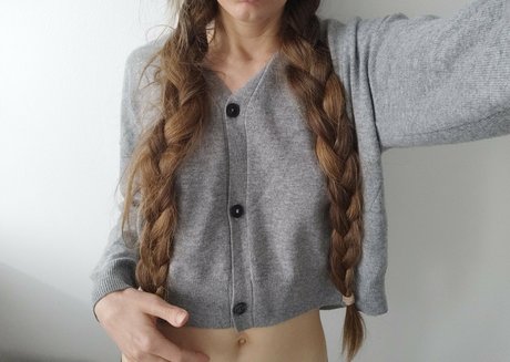 cute girlfriend nude star image