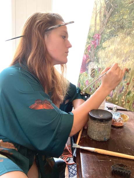 The Naked Artist_ adult model pic