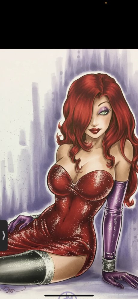 The real life Jessica Rabbit free model photo