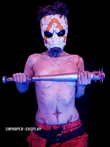 Improper Cosplay pornographic star photo