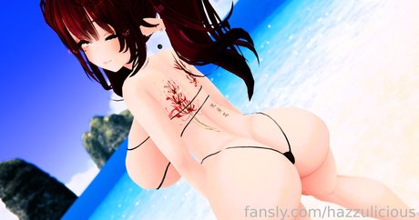 hazzulicious model nude photo